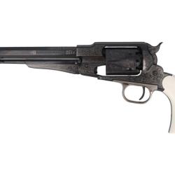 PIETTA REPLIQUE 1858 RM ACIER BRONZE LASER DELUXE CAL 44 PN