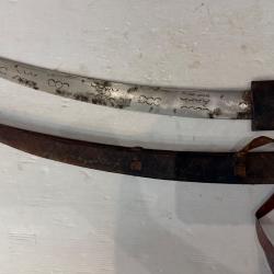 Sabre /epee africaine &eacute;poque 1� SANS PRIX DE R&Eacute;SERVE