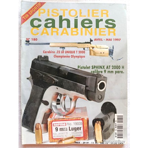 cahiers du pistolier et du carabinier 180