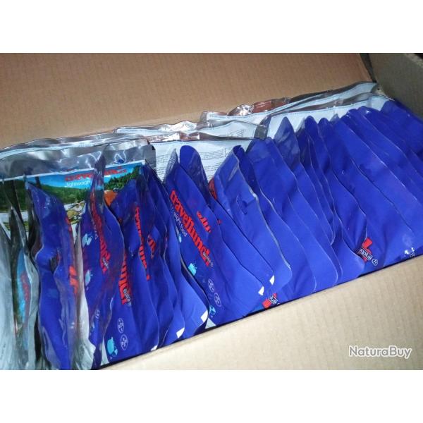 Lot de 10 Mueslis lyophilis�s Ration NL MRE EPA