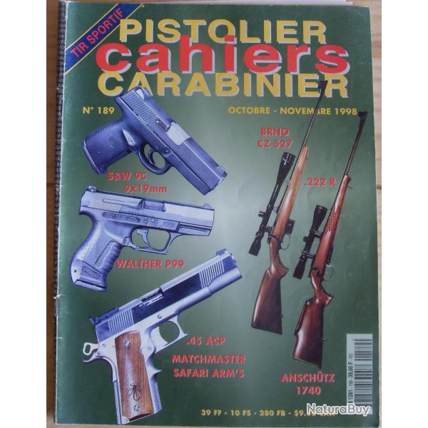 cahiers du pistolier et du carabinier 189