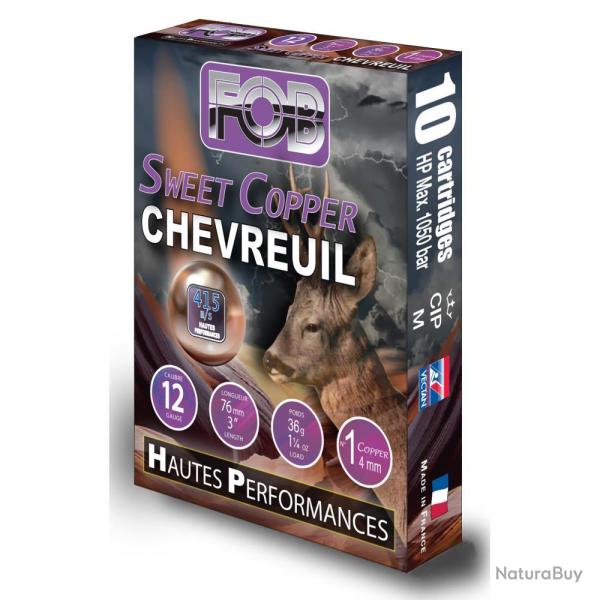 Sweet Copper HP cal 12 36 gr fob chevreuil sweet copper hp cal12 36gr n1 * 10