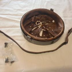 Int&eacute;rieur 62 ( fonc&eacute; ) de casque + jugulaire 1943 + 3 rivets WW2 ( 0 )