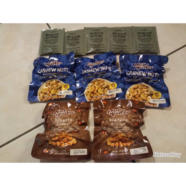 Lot de Snack Noix NL MRE EPA Ration