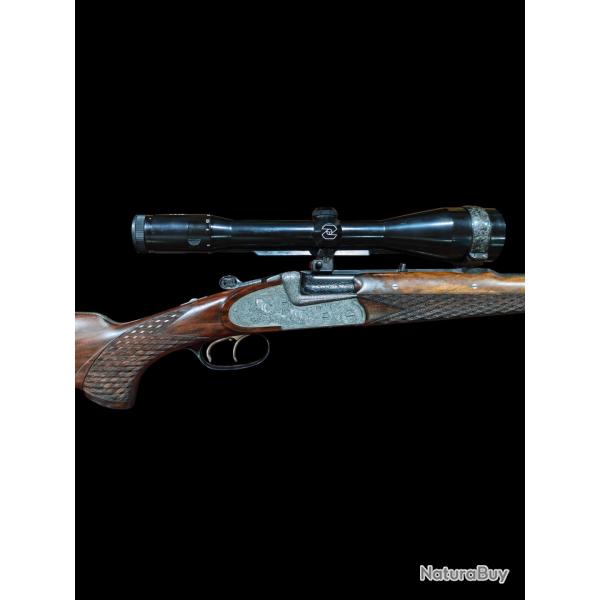 Magnifique Bergstutzen J.Fanzoj Ferlach 300 Win Mag et 5,6x50 Magnum