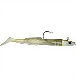 Leurre souple HYPERLASTICS Sandyll natural jig head 4.5 10g Ghost lancon