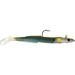 Leurre souple HYPERLASTICS Sandyll natural jig head 4.5 10g Sand eel