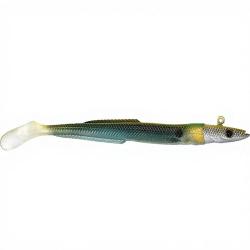 Leurre souple HYPERLASTICS Sandyll natural jig head 4.5 21g Sand eel