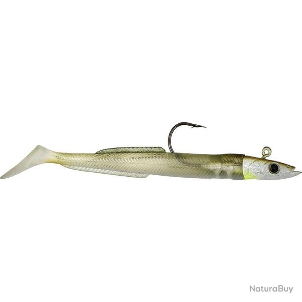 Leurre souple HYPERLASTICS Sandyll natural jig head 4.5 21g Ghost lancon