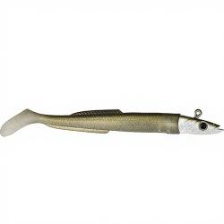 Leurre souple HYPERLASTICS Sandyll natural jig head 5.2 14g Army