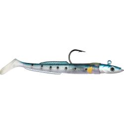 Leurre souple HYPERLASTICS Sandyll natural jig head 5.2 14g Ghost iwashi