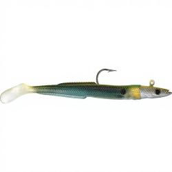 Leurre souple HYPERLASTICS Sandyll natural jig head 5.2 14g Sand eel