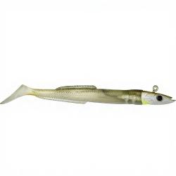 Leurre souple HYPERLASTICS Sandyll natural jig head 5.2 28g Ghost lancon