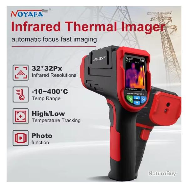 Imageur thermique infrarouge industriel-20 ~ 400 � C D�tecteur de chauffage