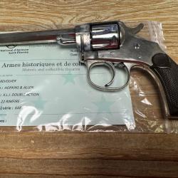 revolver 7 coups hopkins and allen XLI double action calibre 22