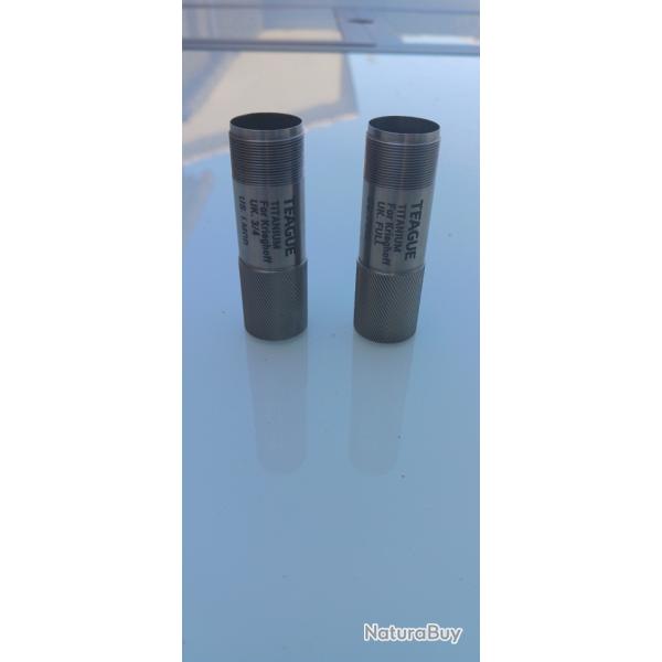 LOT 2 CHOKES  POUR KRIEGHOFF CAL 12 3/4 ET FULL