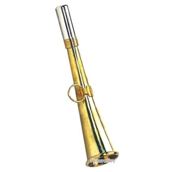 CORNE DE POCHE PLATE 16 CM LAITON POLI - ELLESS