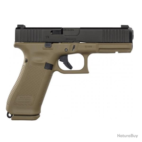 Pistolet GLOCK 17 Gen5 FR Coyote "Arm�e Francaise" cal.9x19 + 1 porte carte offert