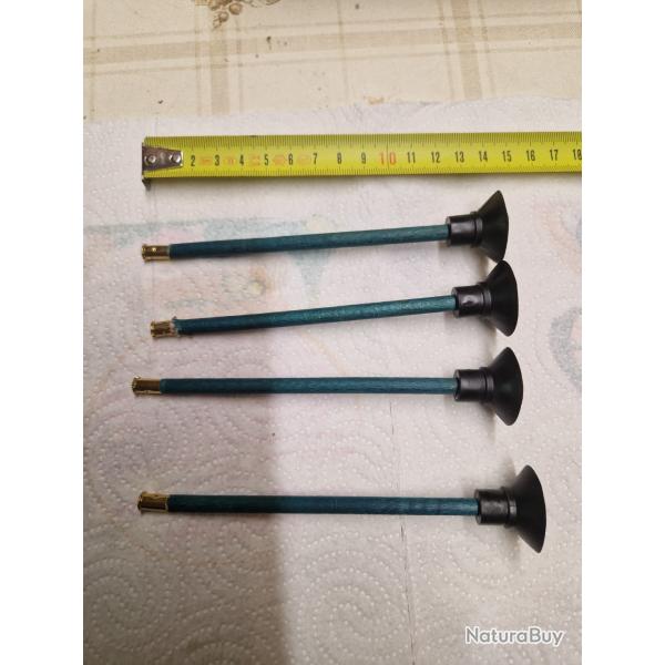Lot de 4 fl�ches pour carabine tir aux pigeons