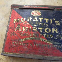 boite cigarette Muratti's ww1 premi&egrave;re ww2 seconde guerre Anglais parachutage maquis r&eacute;sistance