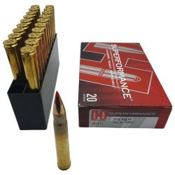 DESTO AMMO - BOITE DE 20 CARTOUCHES HORNADY CAL.375HHM SUPERFORMANCE 250Gr OGIVE GMX