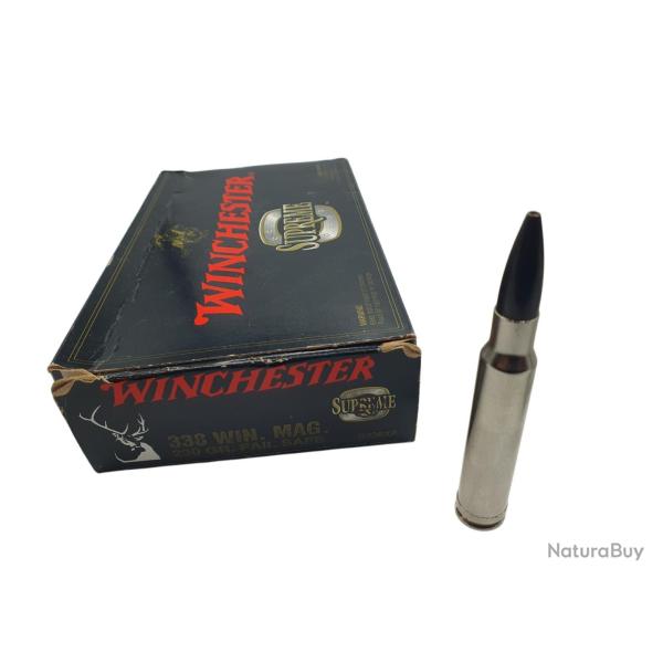 DESTO AMMO - BOITE DE 18 CARTOUCHES WINCHESTER SUPREME CAL.338 WIN MAG 250GR OGIVE FS