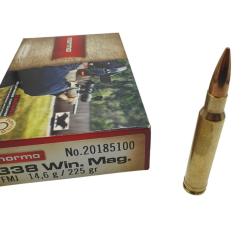 DESTO AMMO - BOITE DE 12 MUNITIONS NORMA JAKTMATCH 338 WIN MAG 225GR FMJ