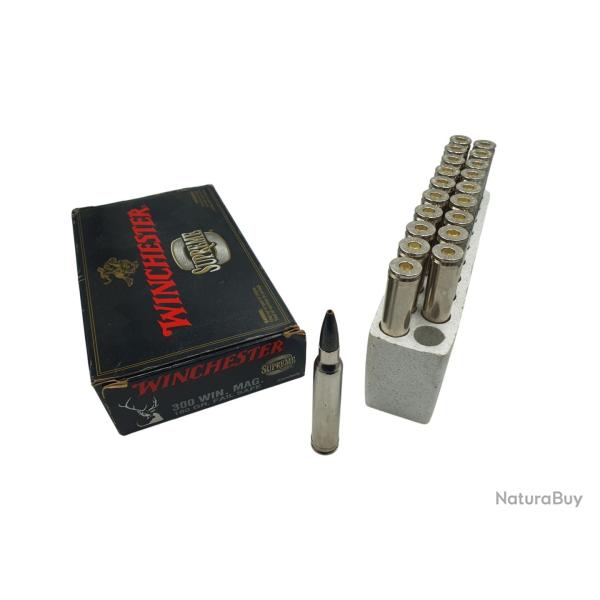 DESTO AMMO - BOITE DE 20 CARTOUCHES WINCHESTER SUPREME CAL.300WIN OGIVE 180Gr FAIL SAFE