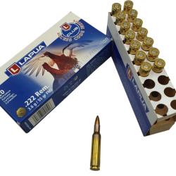 DESTO AMMO - BOITE DE 15 MUNITINONS LAPUA 222REM FMJ 55GR