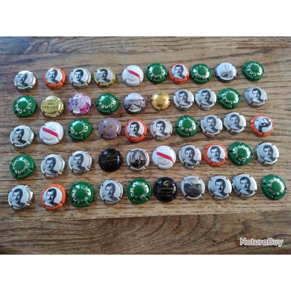 50 capsules de champagne