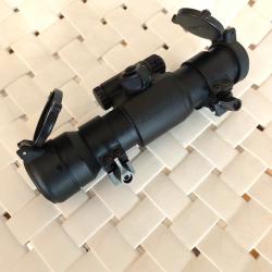 Aimpoint 9000SC 4 MOA + bonnettes et montage leupold