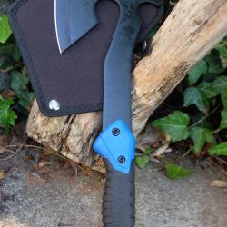 Hache Tomahawk Sauvetage Axe Survie Outlast Alaska Rescue Acier 3Cr13 Manche Abs Etui Nylon