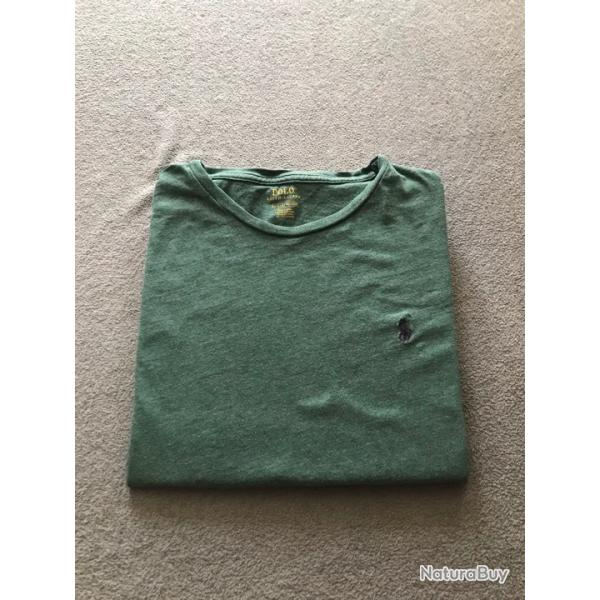 Tee Shirt Ralph Lauren Homme taille L Couleur Vert