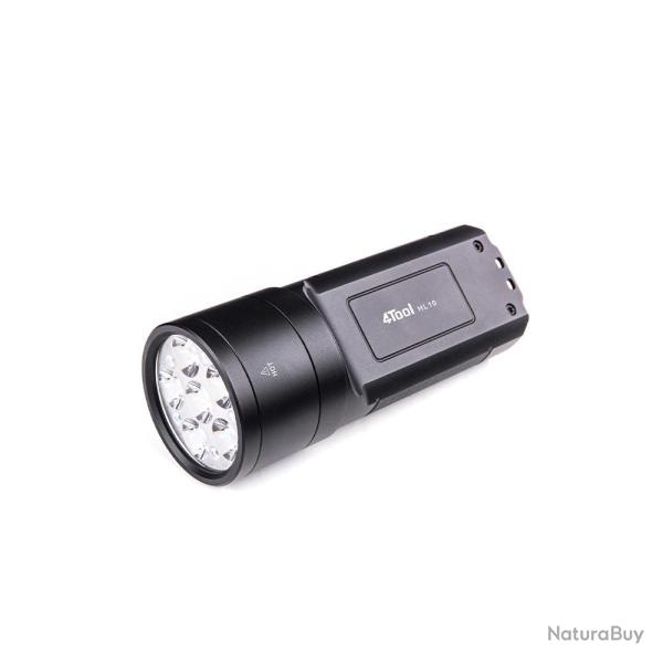 Lampe de recherche rechargeable 4TOOL HL10 - �clairage blanc - 10000 lumens