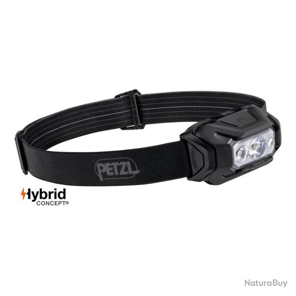 Lampe frontale Hybrid Aria 2 RGB noir - �clairage blanc, rouge, vert et bleu - 450 lumens