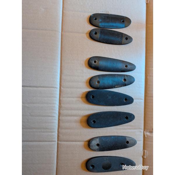 Lot de 8 plaques de couche pour fusils anciens