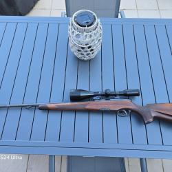 Carabine Steyr Mannlicher Luxus - Calibre 243 Winchester + lunette Schmidt et Bender 8x56