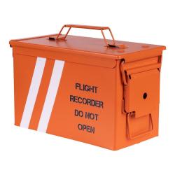 Caisse &agrave; munition Enregistreur de vol - Cal. 50 mm - Orange