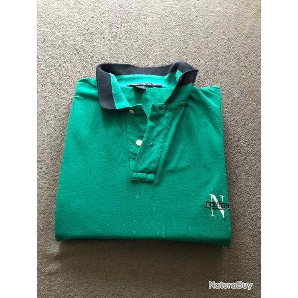 Polo Nautica Homme Taille XL Couleur Vert