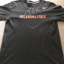 Tee Shirt Nike Oklahoma State Sport Homme Taille M Couleur Noir Et Orange