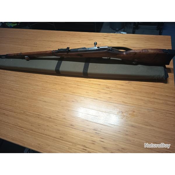 Mosin Nagant 91/30 monomatricule boitier rond avec bretelle + housse+accessoires