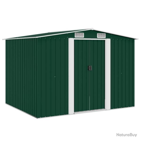 Abri de stockage pour M�tal Vert 257 x 205 x 178 cm