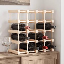 Casier &agrave; vin pour 20 bouteilles 46,5x23x46,5 cm pin massif