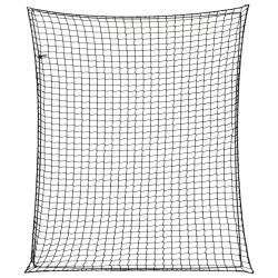 Filet pour remorque avec corde &eacute;lastique noir 3,5x3 m PP