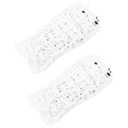 Filets &agrave; foin 2 pcs rectangulaire blanc 200x120 cm PP