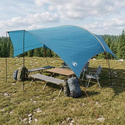 Tarp de camping r&eacute;sistant &agrave; l'eau Bleu 695 x 580 x 200 cm