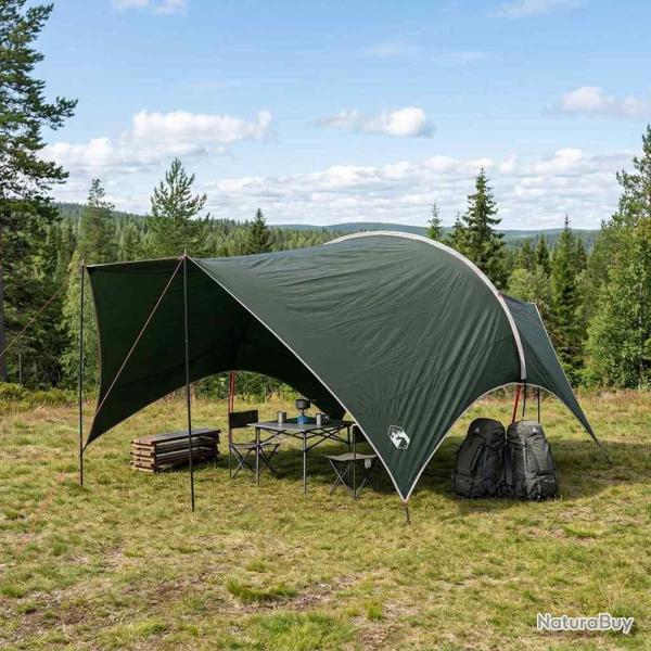 Tarp de camping r�sistant � l'eau Vert arm�e 550 x 400 x 230 cm