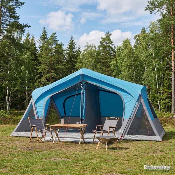 Tente Cabane Bleu 480 x 273 x 205 cm Polyester et Acier