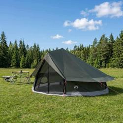 Tente Tipi Vert arm&eacute;e 800 x 800 x 430 cm Polyester et Acier