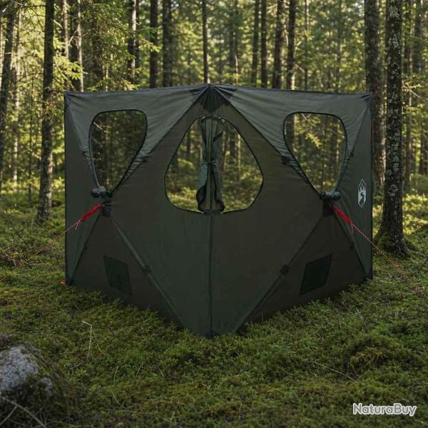 Tente de Chasse avec toit Vert arm�e 145 x 145 x 150 cm